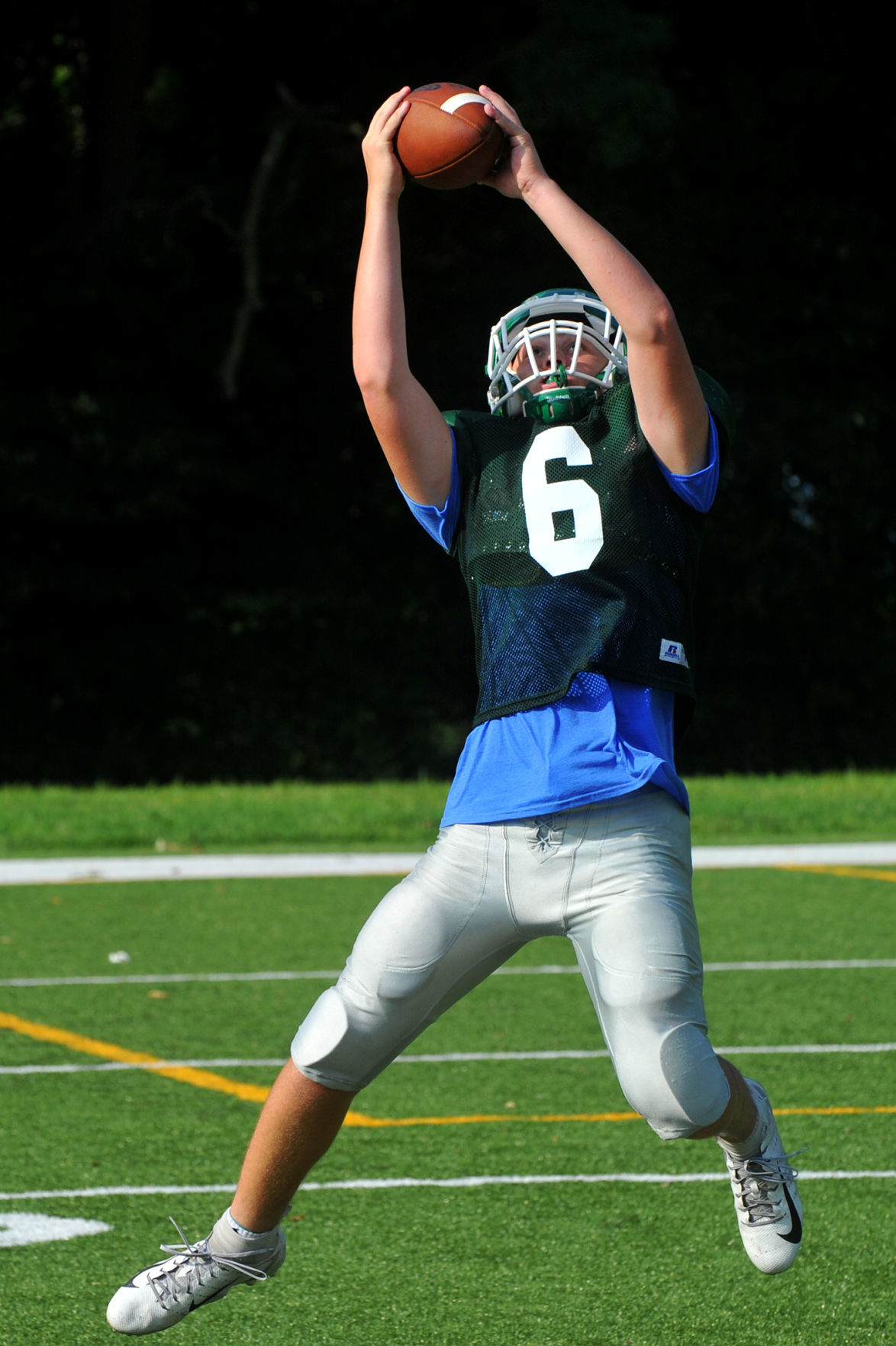 Alleman football practice